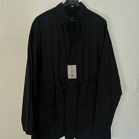Balenciaga Black Long Sleeve Dress - Picture 8 of 9